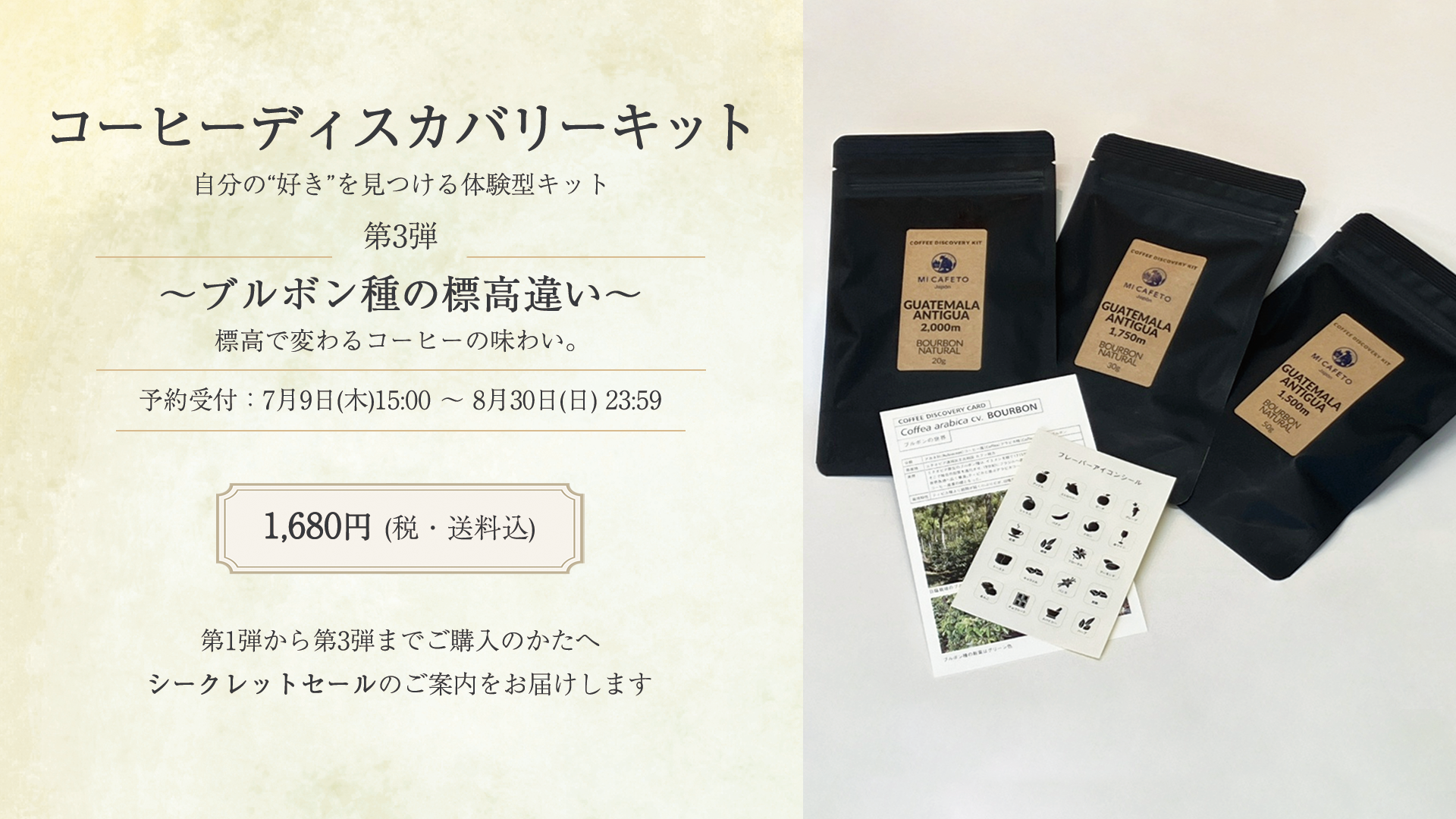 コーヒーディスカバリーキット第3弾